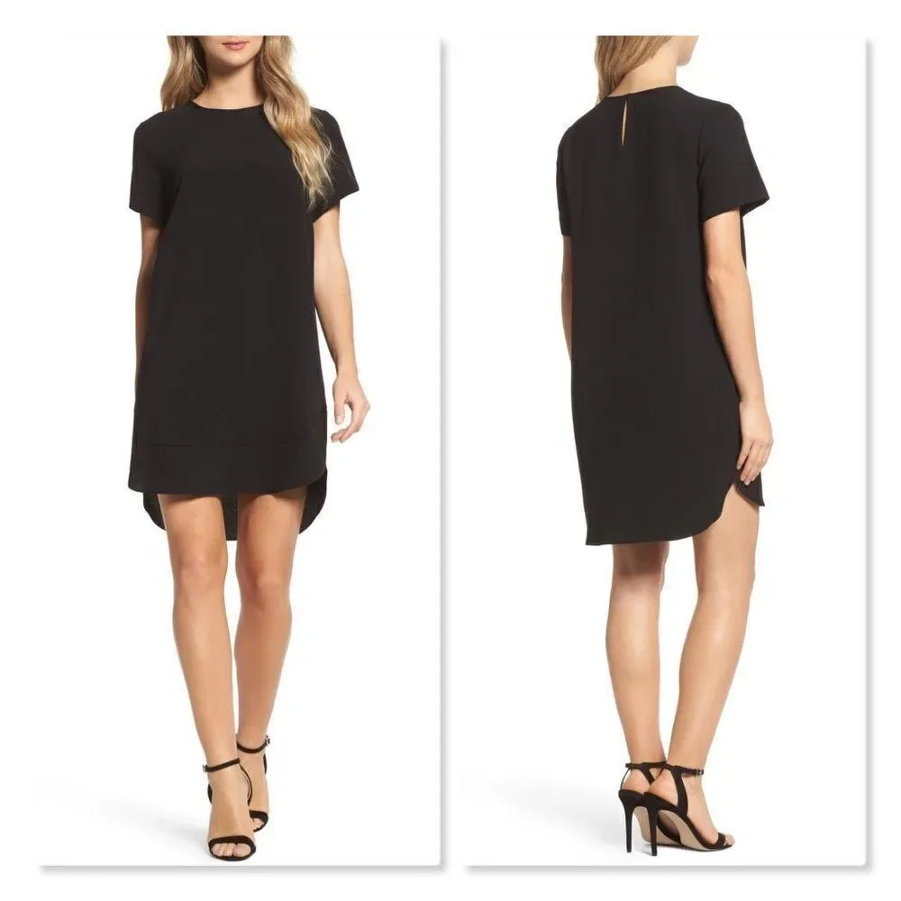 Felicity & Coco Emerson Shift Dress sz XS in Black
